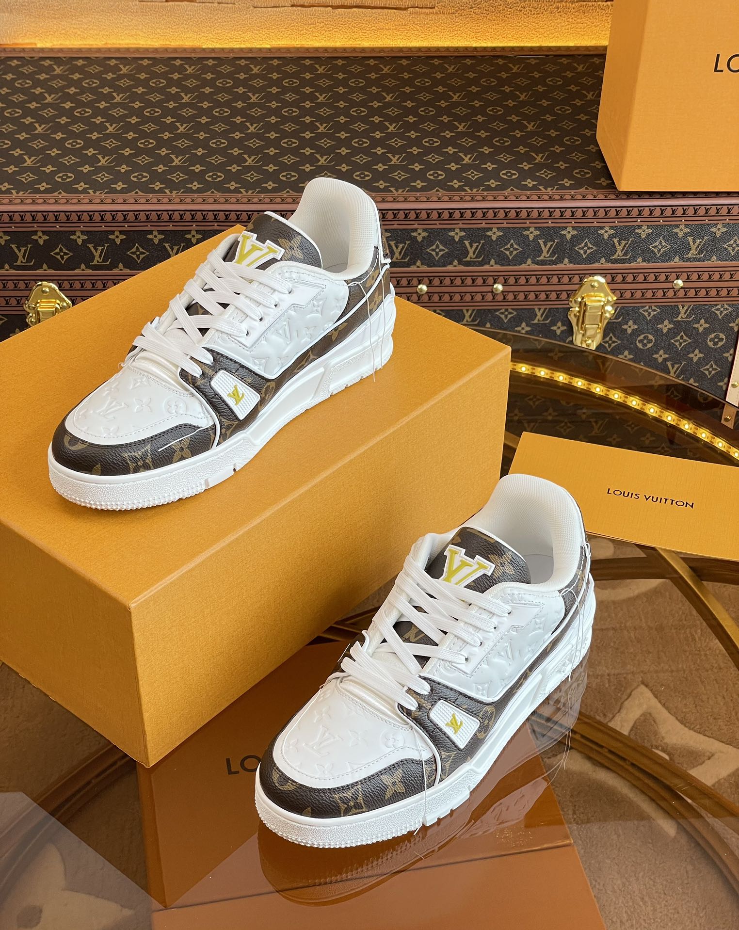 LV - Баскетбольные кроссовки на липучках - Серия кроссовок - Парный стиль