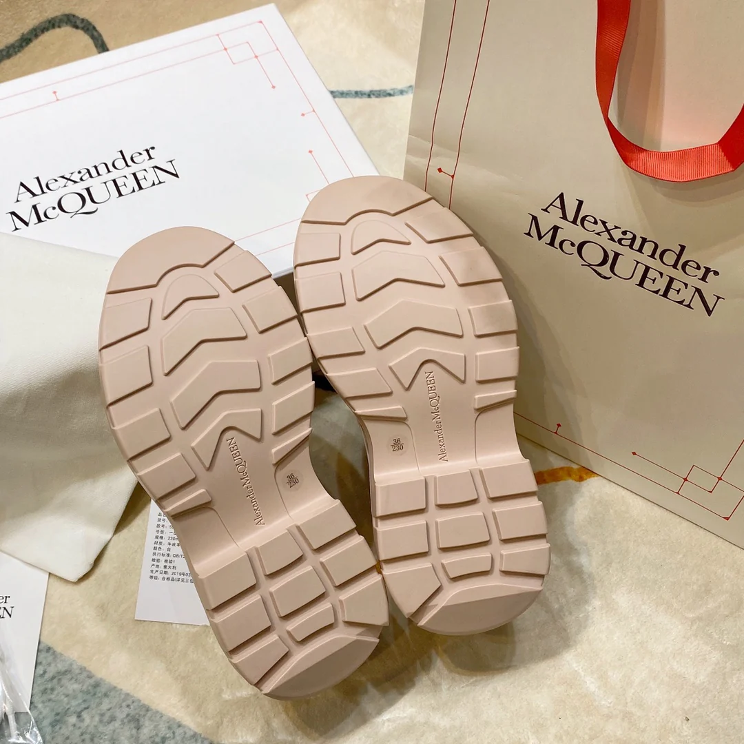 McQueen - Milk Tea Back Sole - Белые кроссовки