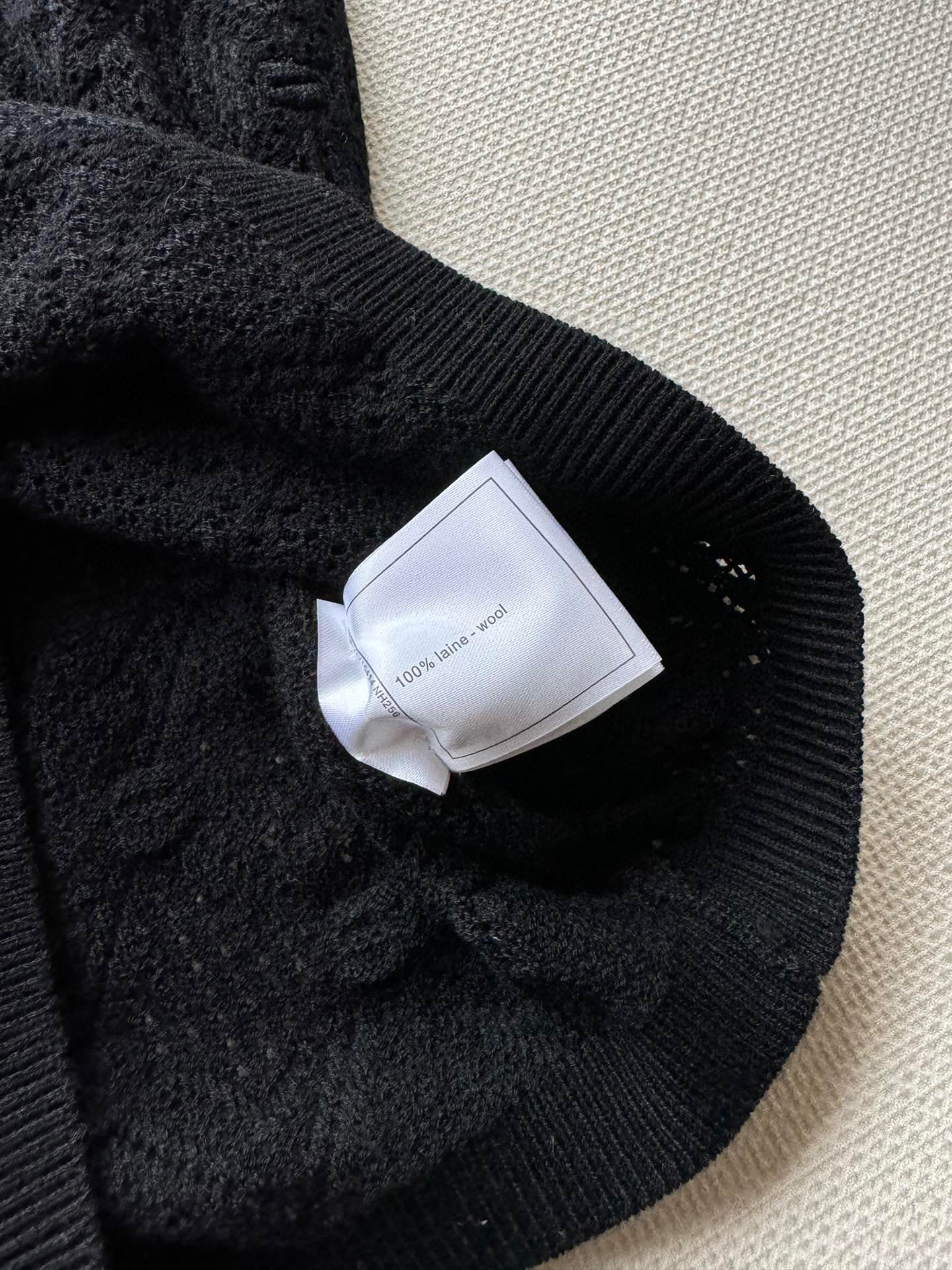 Жилет в стиле Chanel - 2403 - Новый жилет - Черный