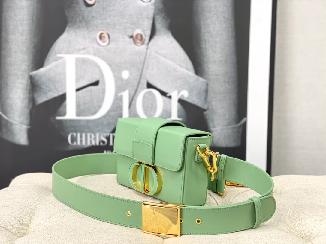 Сумка Dior 30 Montaigne — мятно-зеленая.