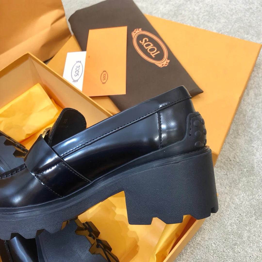 Лоферы на платформе Tods - 3