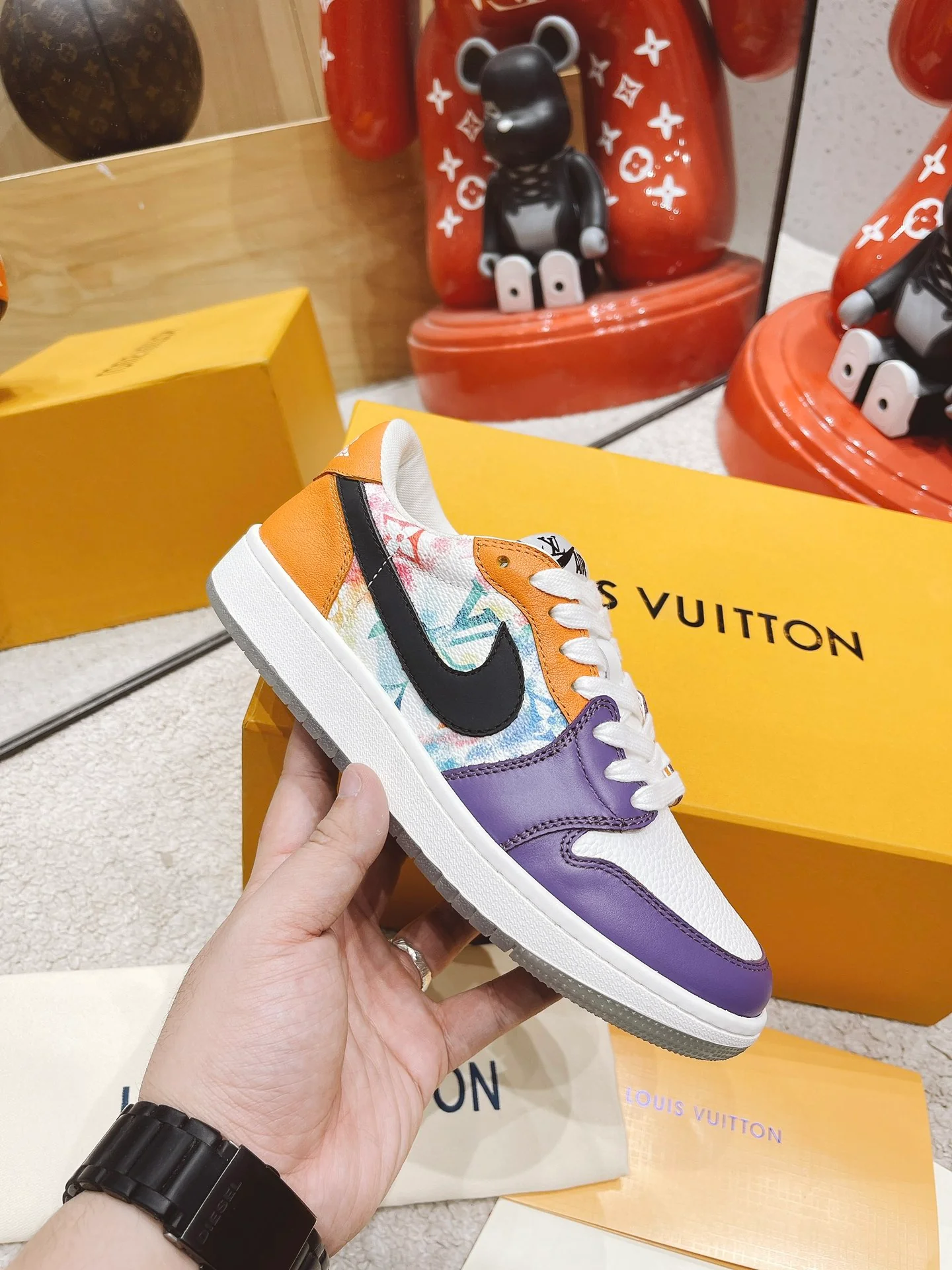 Обувь LV - обувь, созданная в рамках сотрудничества LV и Nike - 2