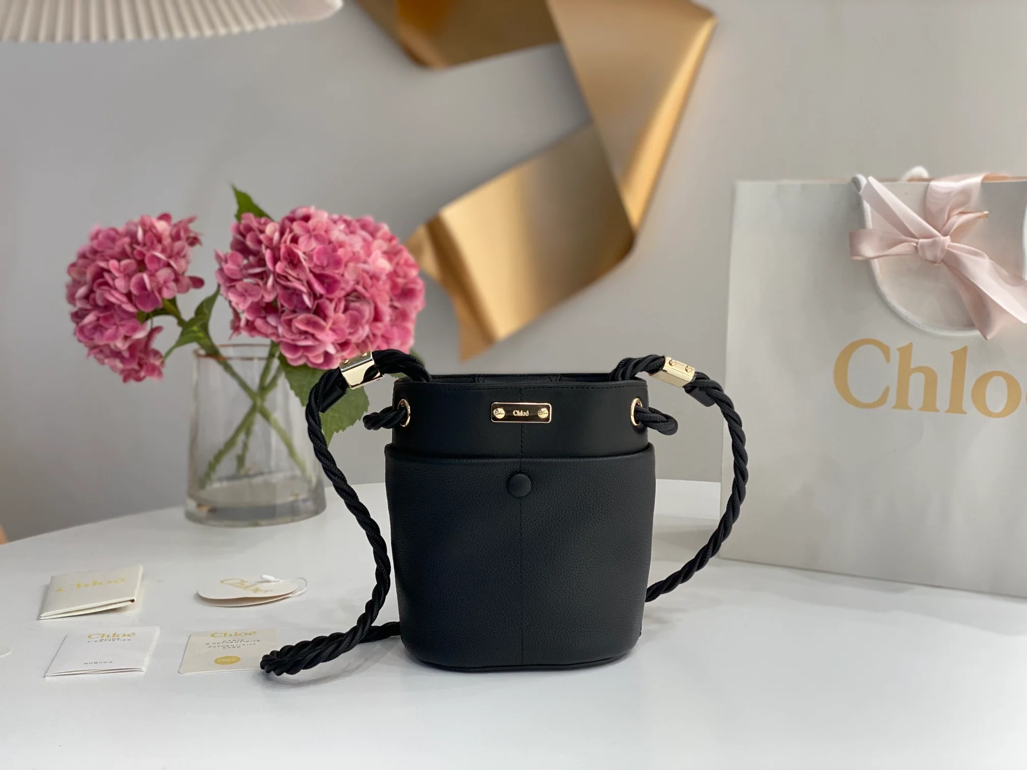 Сумка-ведро Chloe-key - Черная - 1 шт.