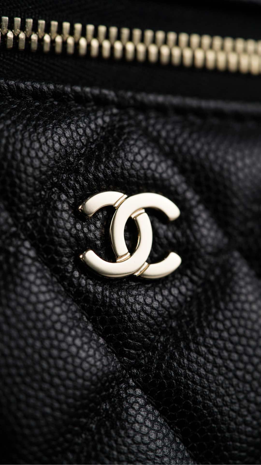 Сумка-ланчбокс Chanel 25c Lychee Beef - черно-золотая