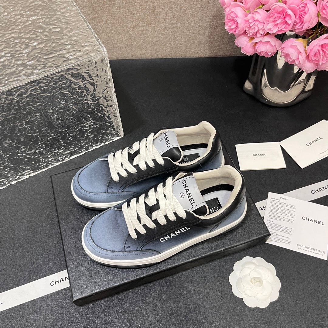 Повседневные туфли Chanel 2024 - темно-синие