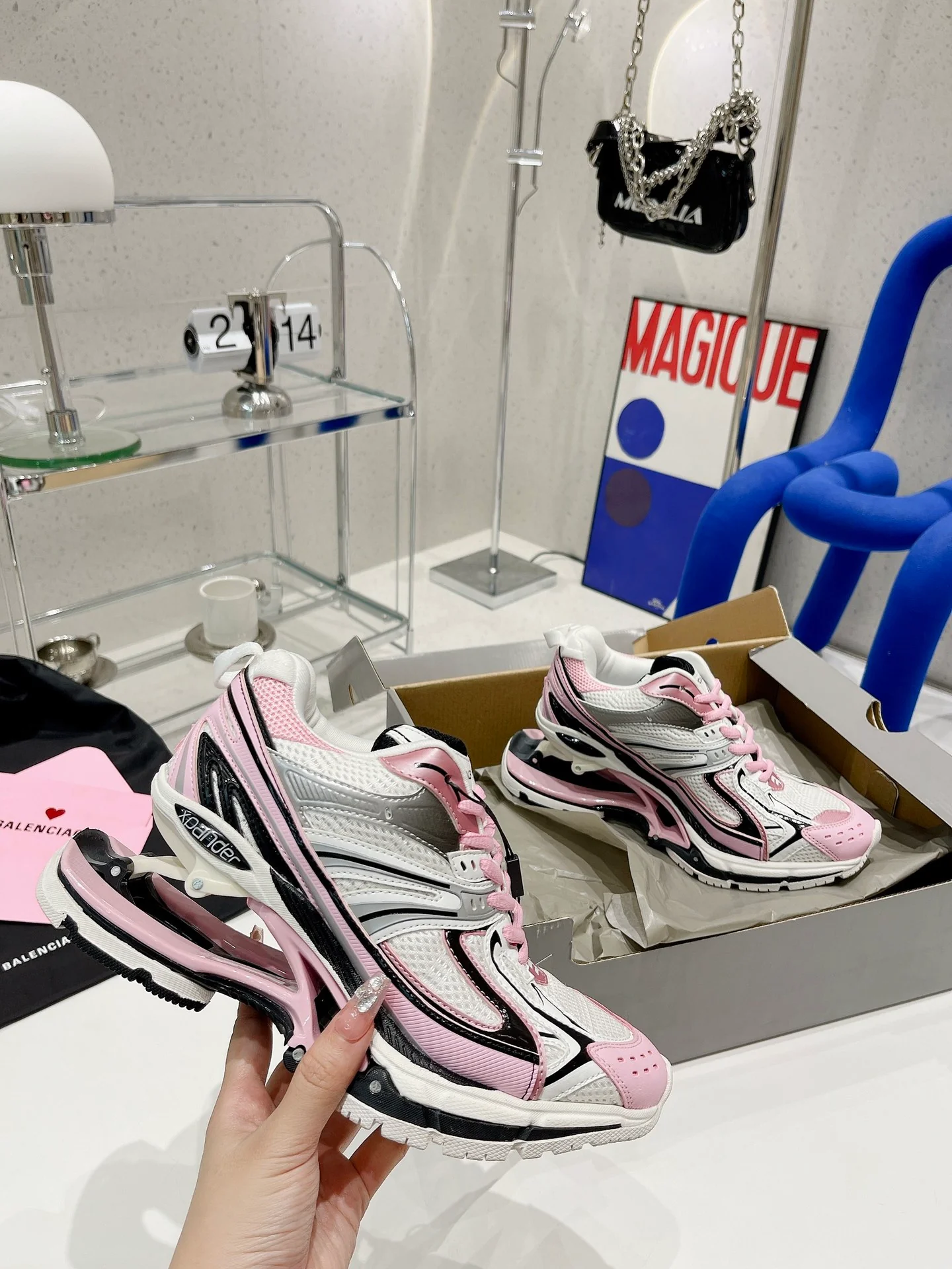 Массивные ретро-туфли Balenciaga в весеннем стиле - для пары - 1