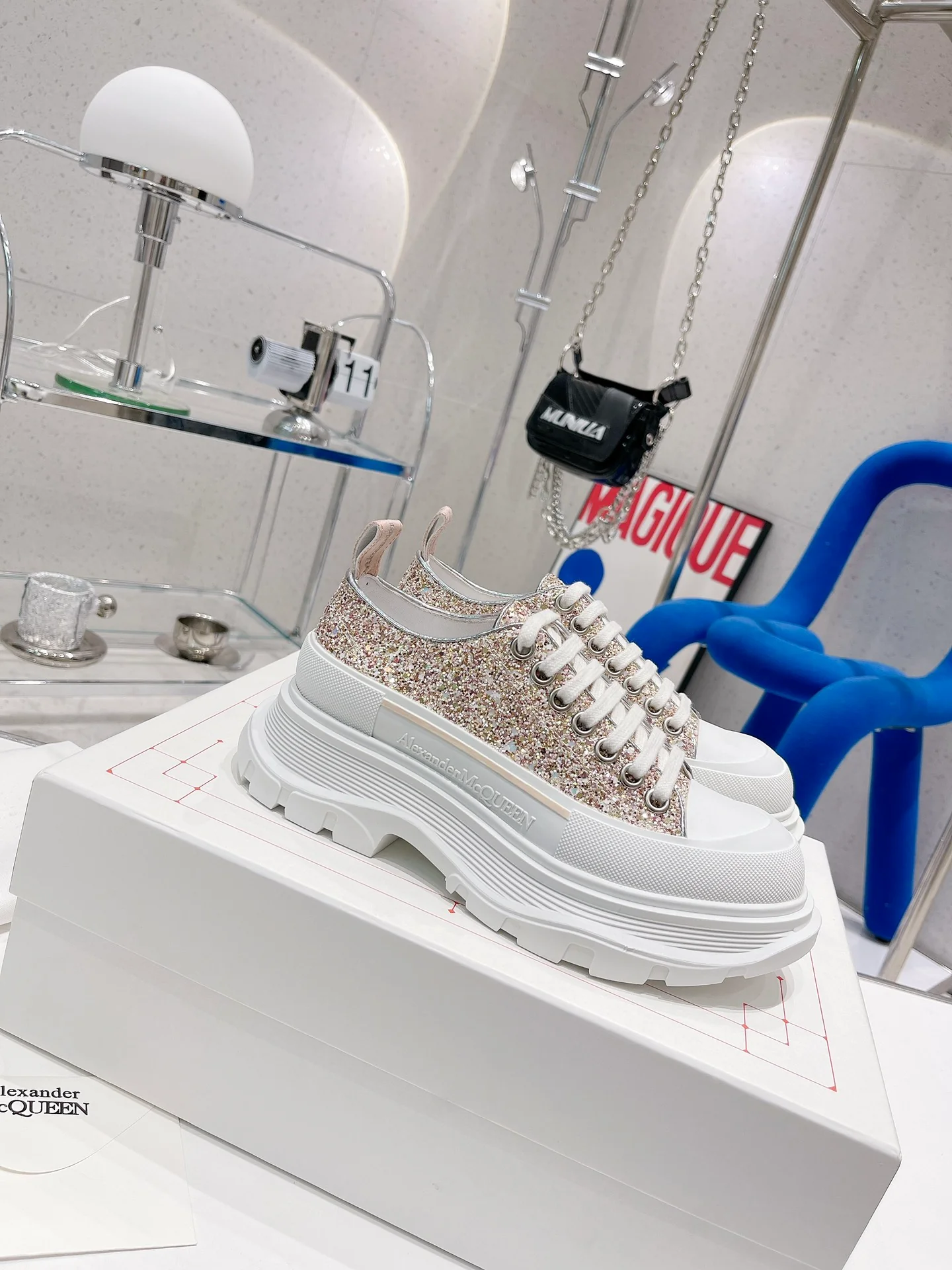 Кед на платформе McQueen - 5