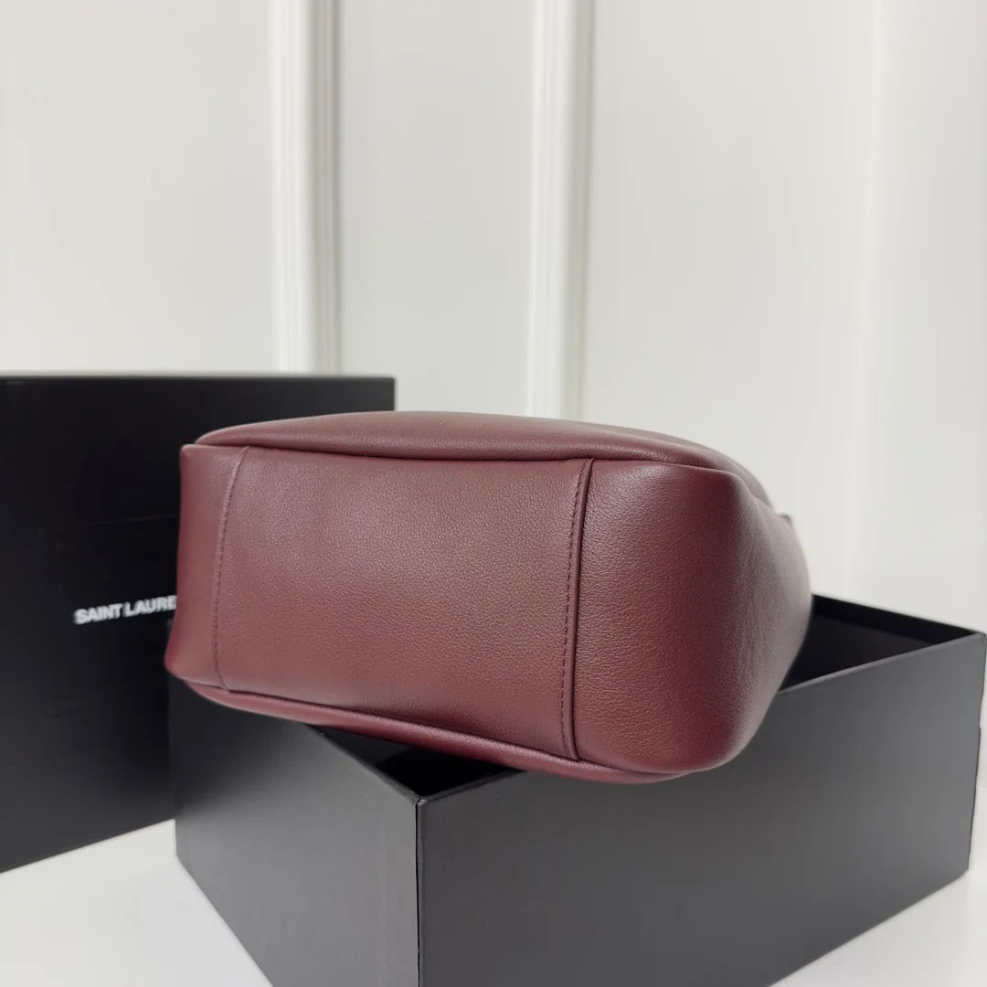 YSL-le-5-a-7-soft-hobo-maroon