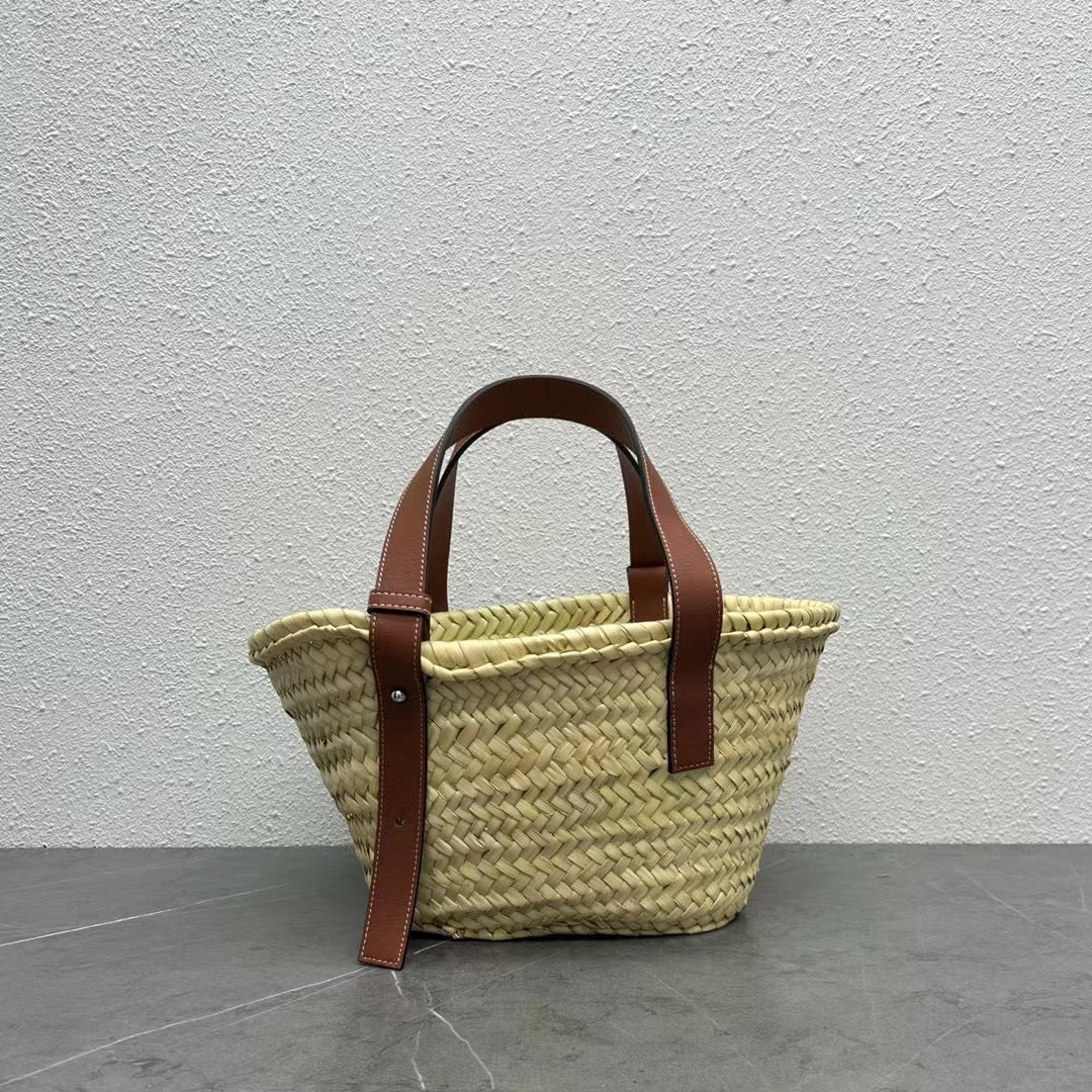 Соломенная сумка Loewe - 33 см - Маленькая - Черная