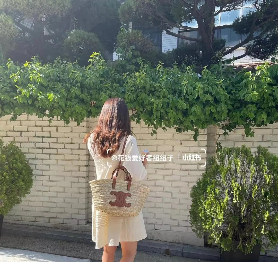 Плетеная сумка-ведро Celine - большая