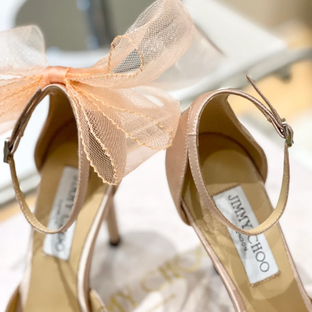 Джимми - 22, Новинка ранней весны - Бант - Туфли на высоком каблуке