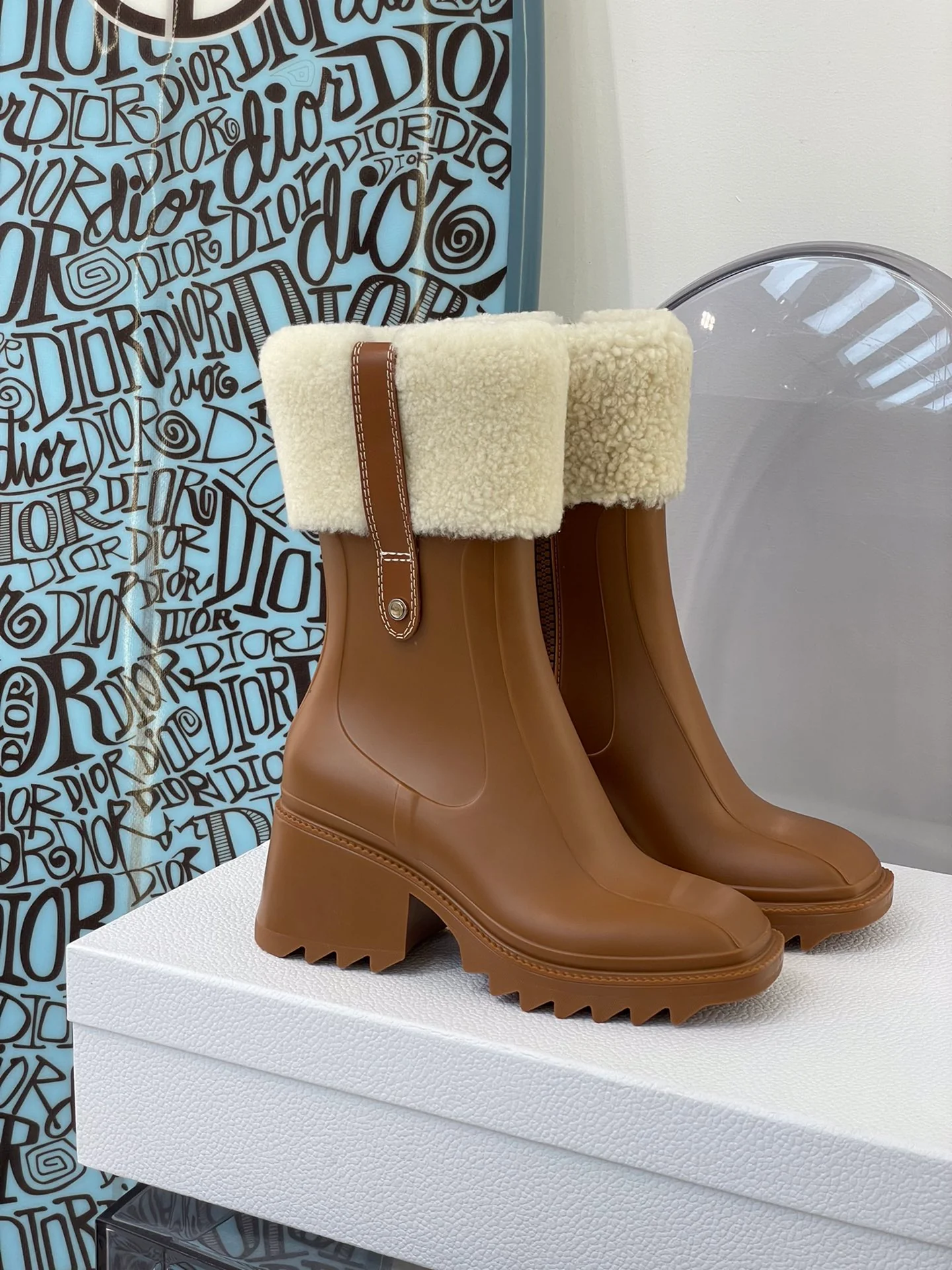 Туфли Chloe - Chloe - Флисовые резиновые сапоги - Верблюжий