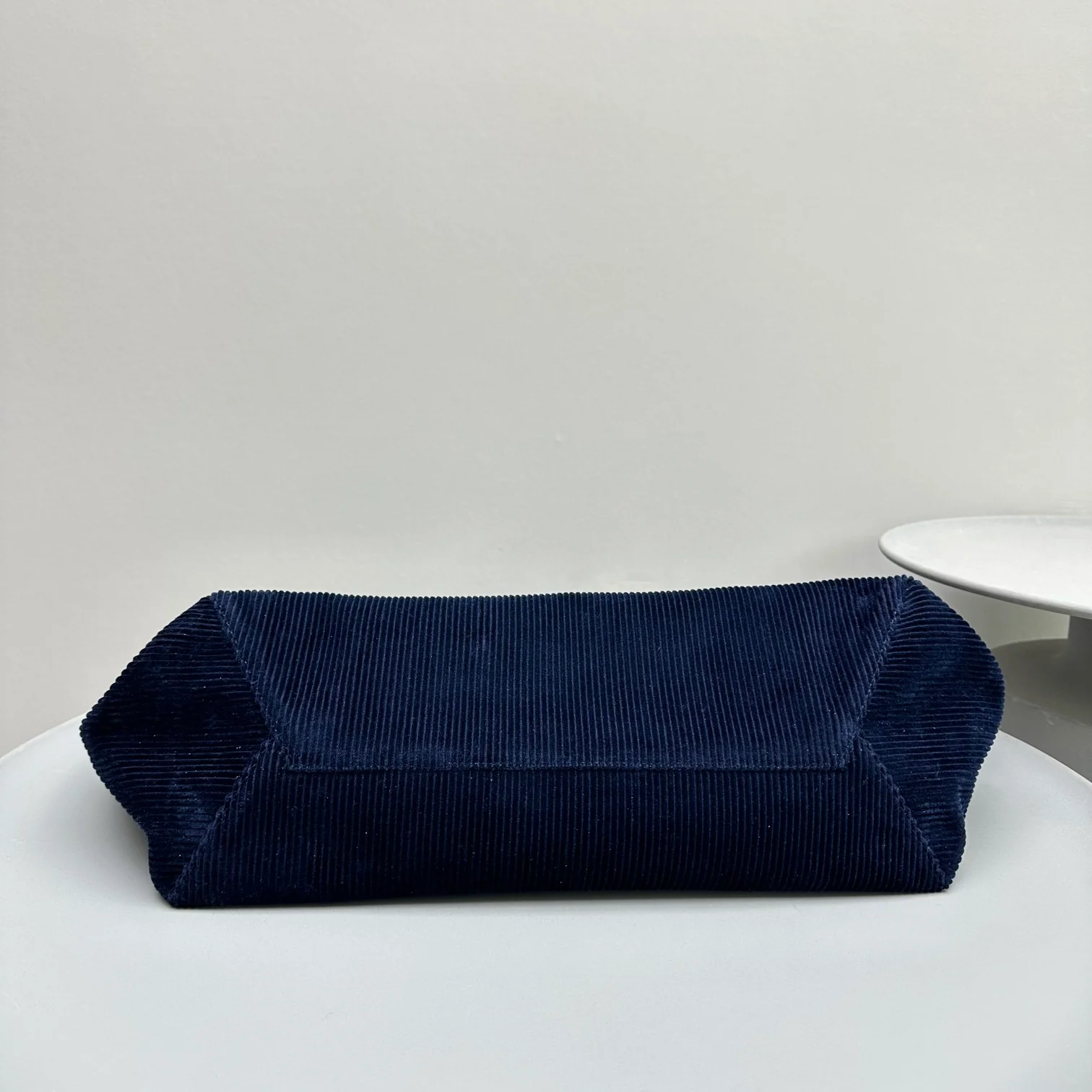 Сумка-тоут Miu Miu Ivy - Вельветовая - Темно-синяя