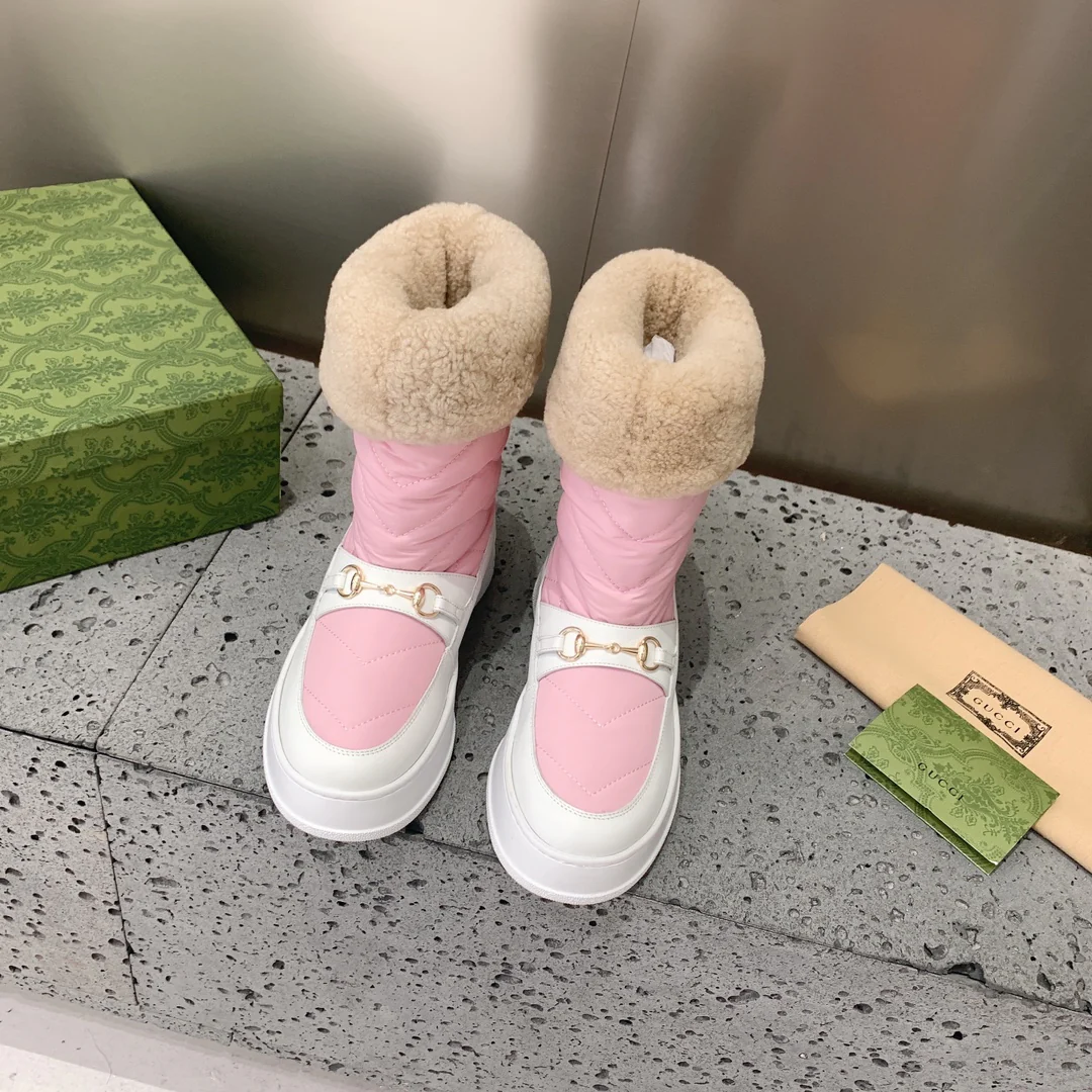 Gucci - Новинка сезона осень/зима 2022 - Шерстяные сапоги