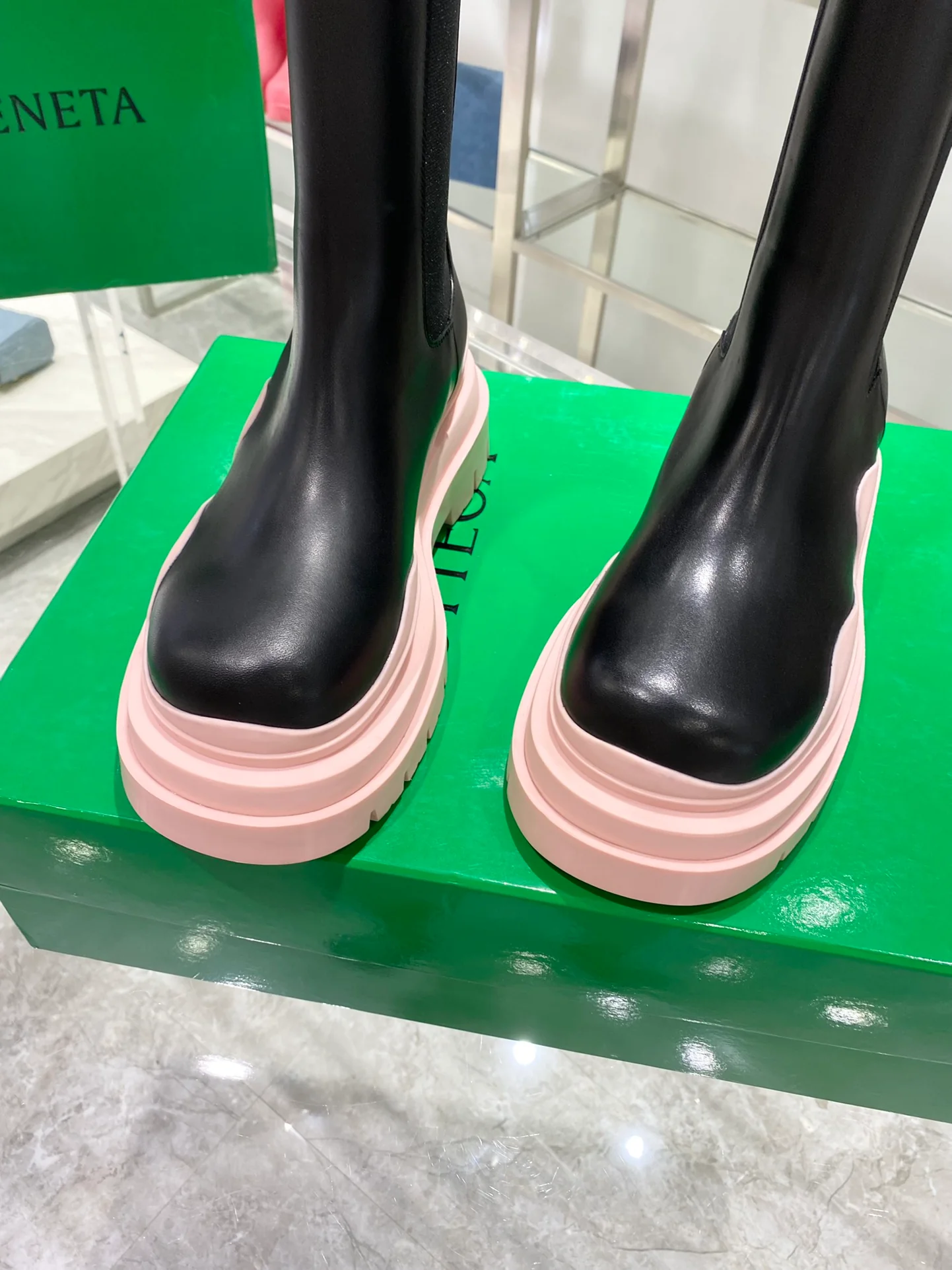 Обувь BV - BV - основа - до середины икры - ботинки Martin на платформе