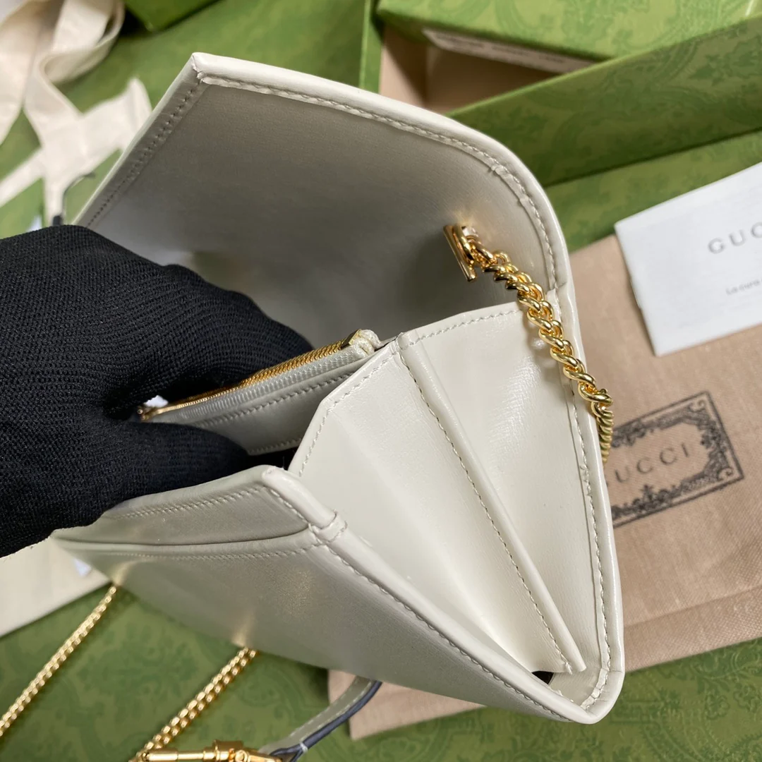 Новая сумка Gucci Jackie из серии 1961 с цепочкой - 2 шт.