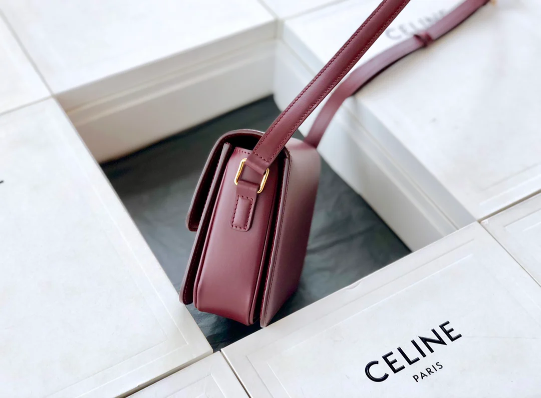 Сумка Celine Triomphe из телячьей кожи - подростковая - 18 - 5 см