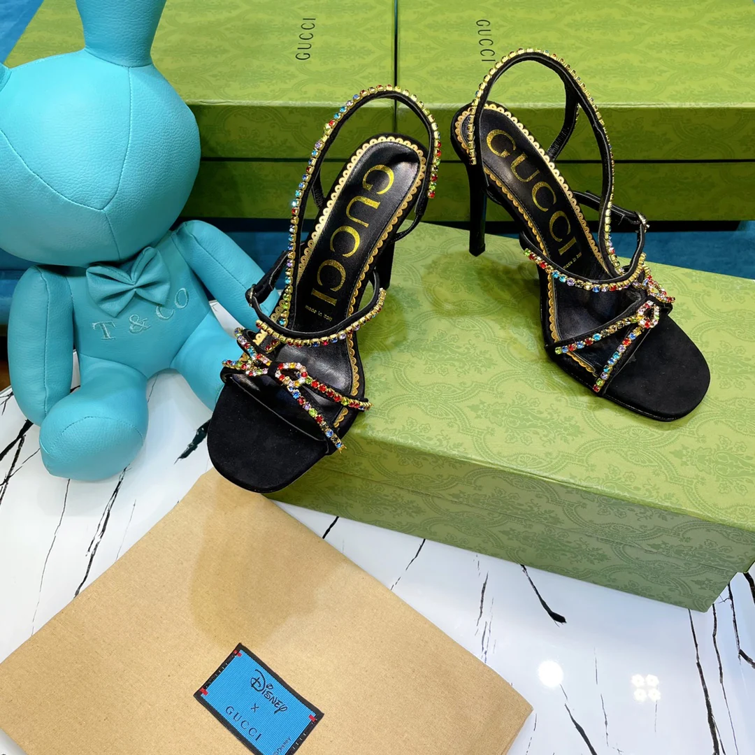Босоножки на высоком каблуке Gucci - 1