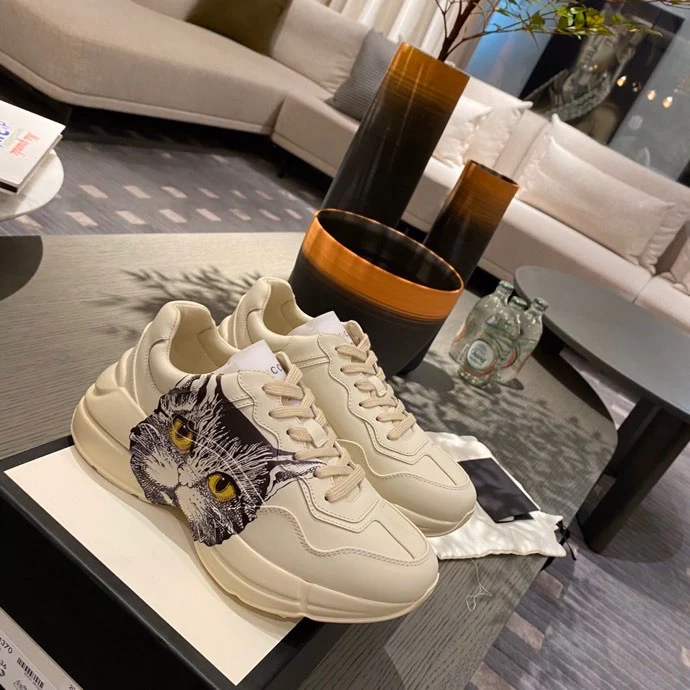 Массивные кроссовки Gucci - унисекс - 2