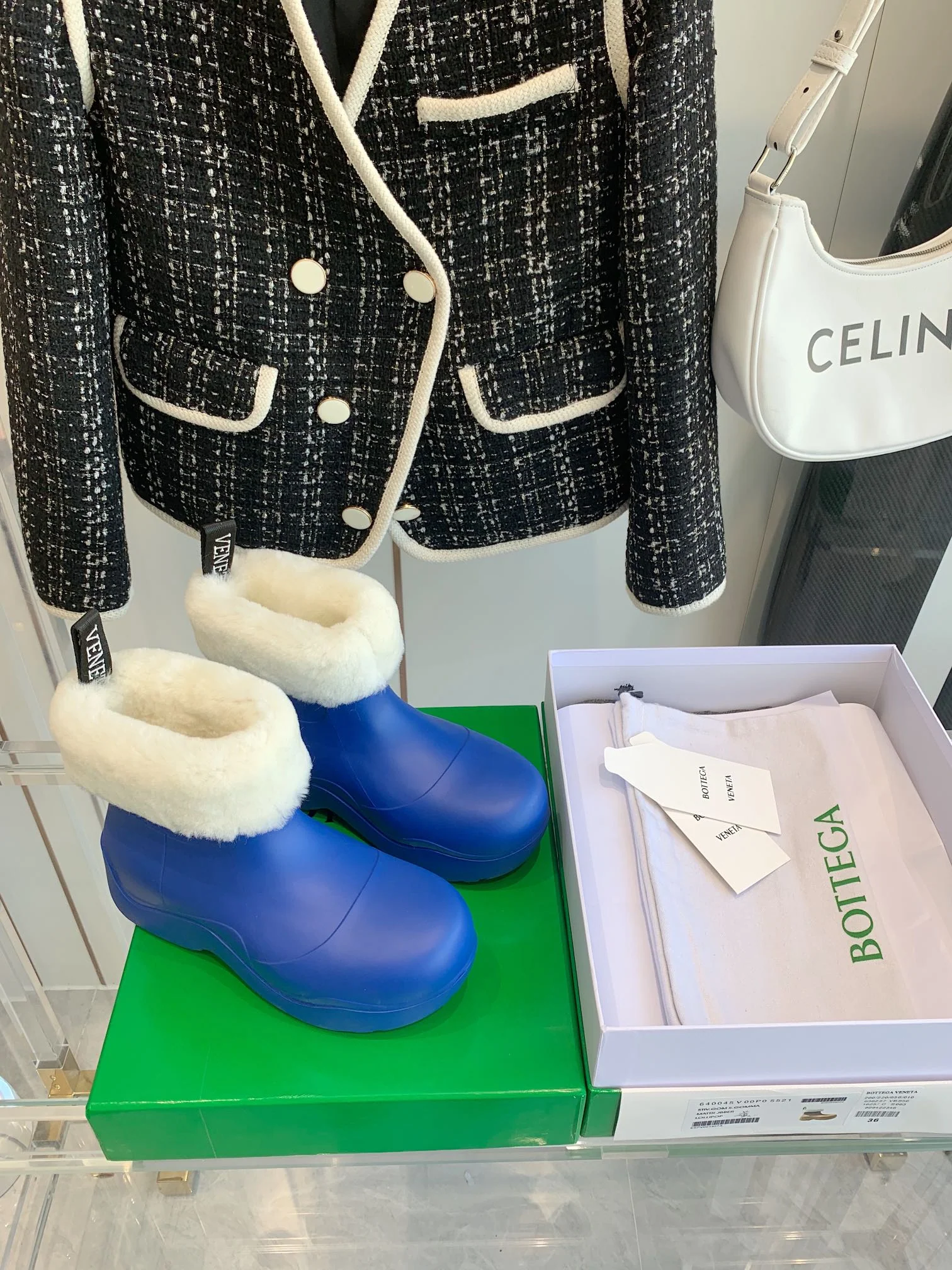 BV - Шерстяные зимние сапоги - Синие