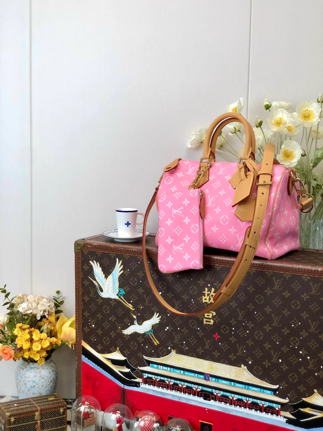 LV-m13913 Розовый цвет вишневого цветка