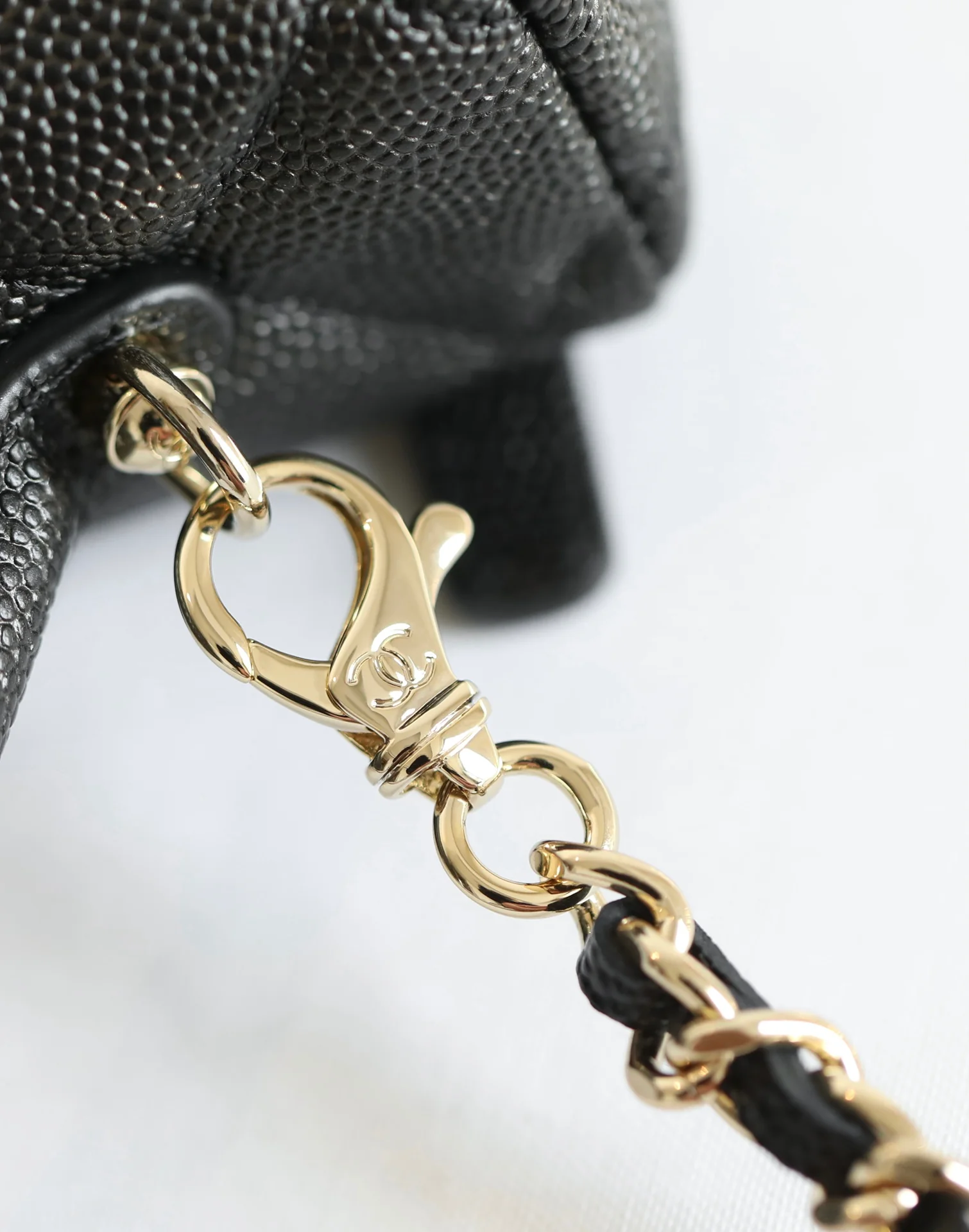 Длинный клатч-коробочка Chanel 25c-LP - черный