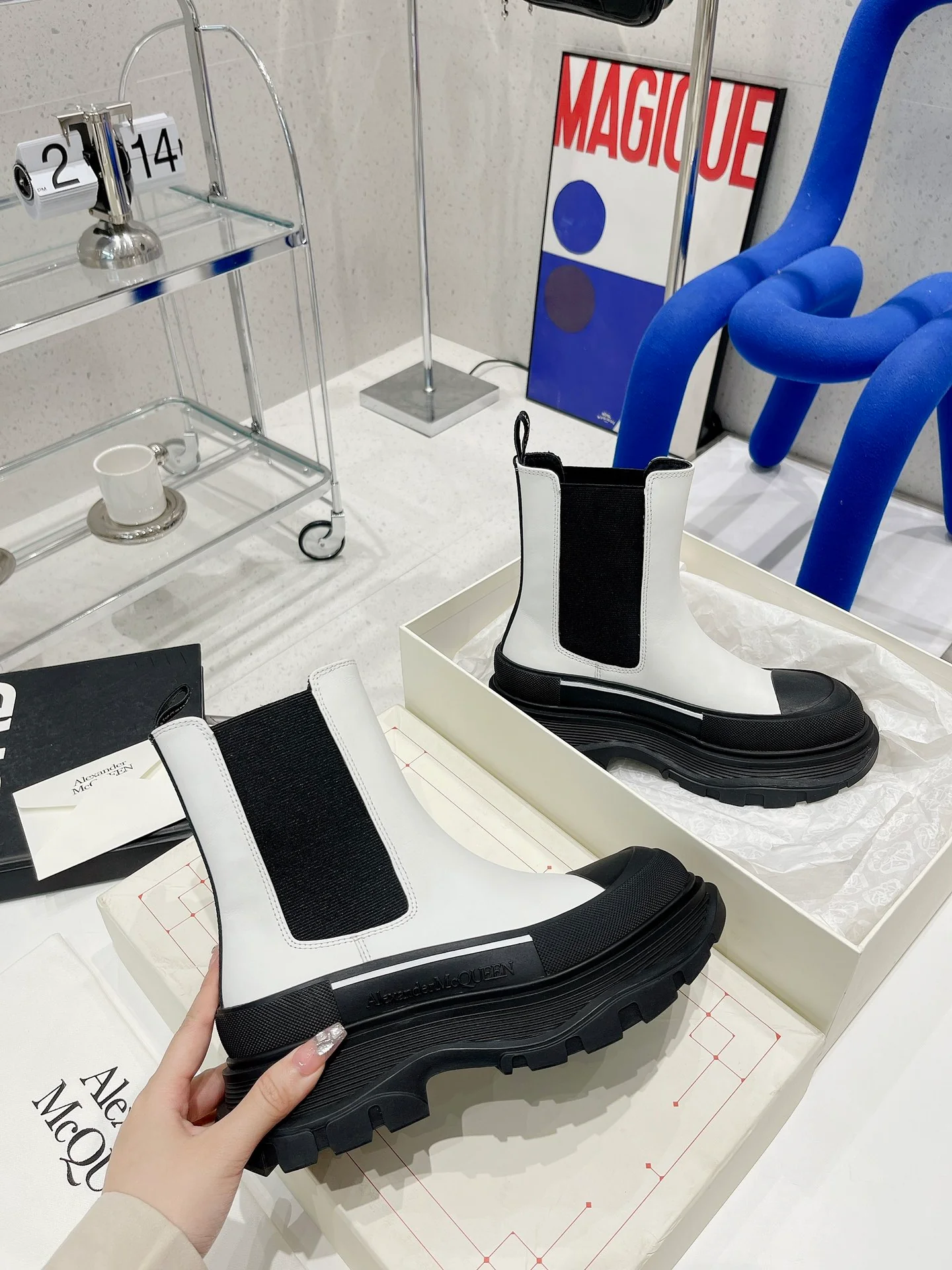 Коллекция McQueen 2022 года с подиума - Ботильоны - 1