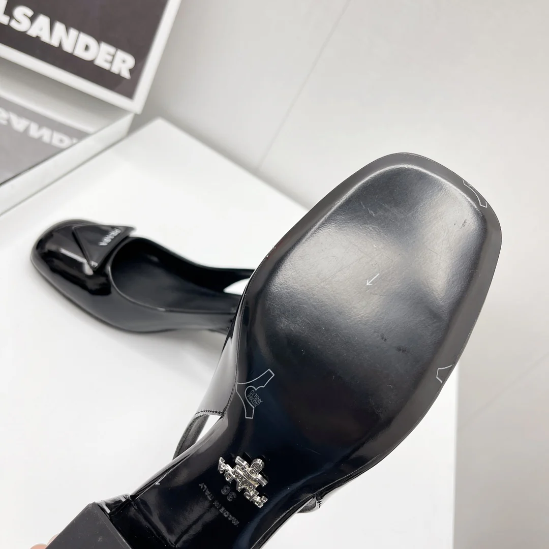 Туфли Prada - Prada - туфли на массивном каблуке - Мэри Джейн - сандалии