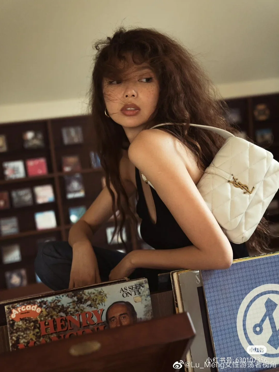 Сумка через плечо YSL-le-57 - белая