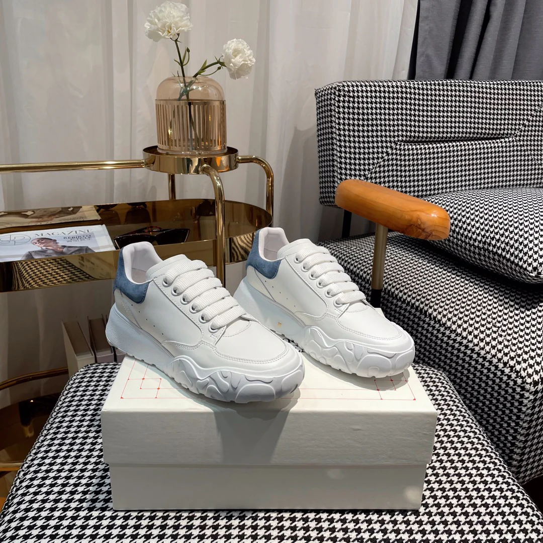 McQueen - Новые кроссовки - Замшевые с синей задней частью