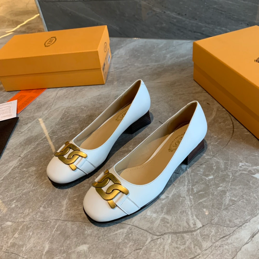 Туфли на низком каблуке Tods - 1