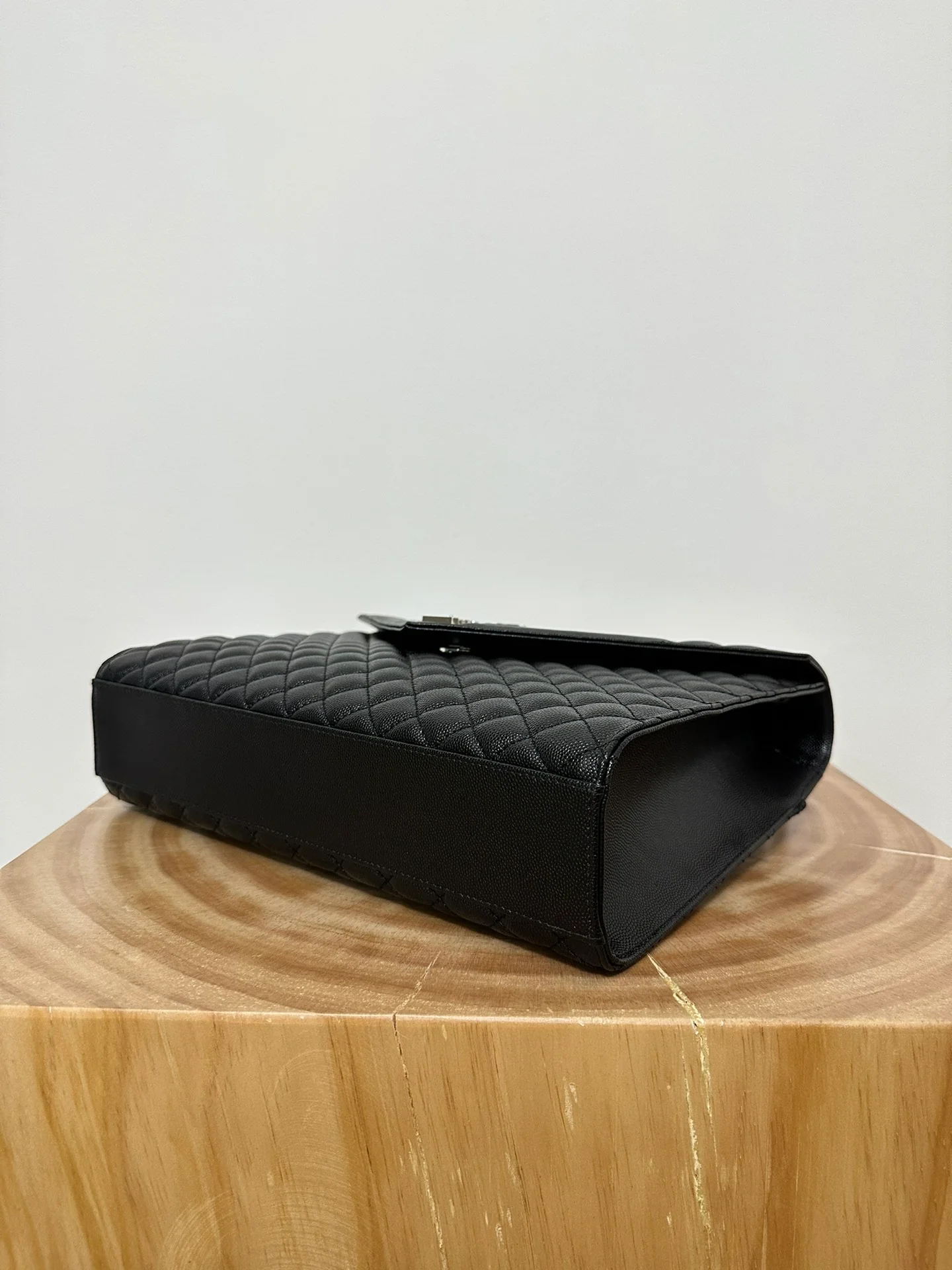 Конверт YSL - черный и серебристый