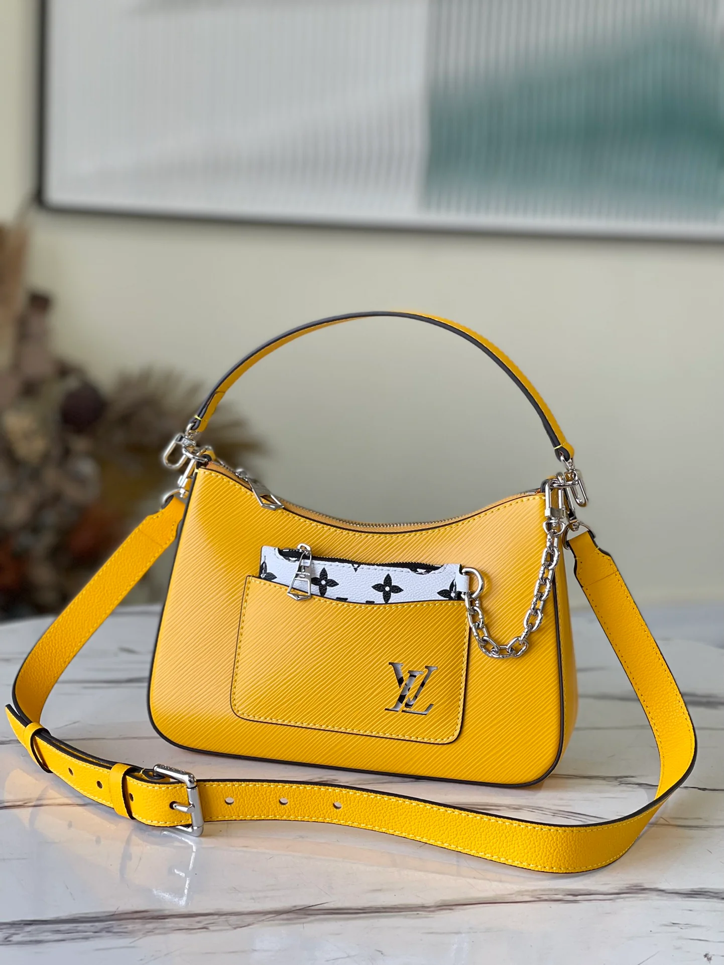m80688-LV-marelle-handbag-yellow