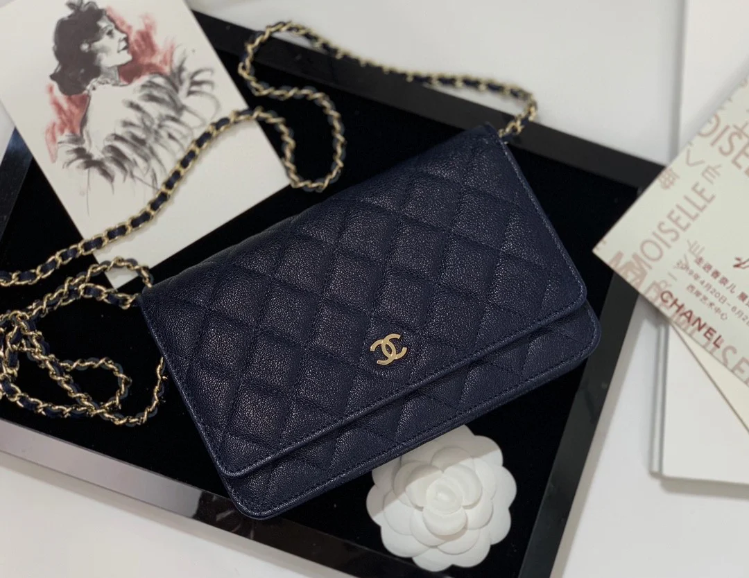 Пряжка Chanel WOC с узором ?Кунжут? из светлого золота - 3 шт.