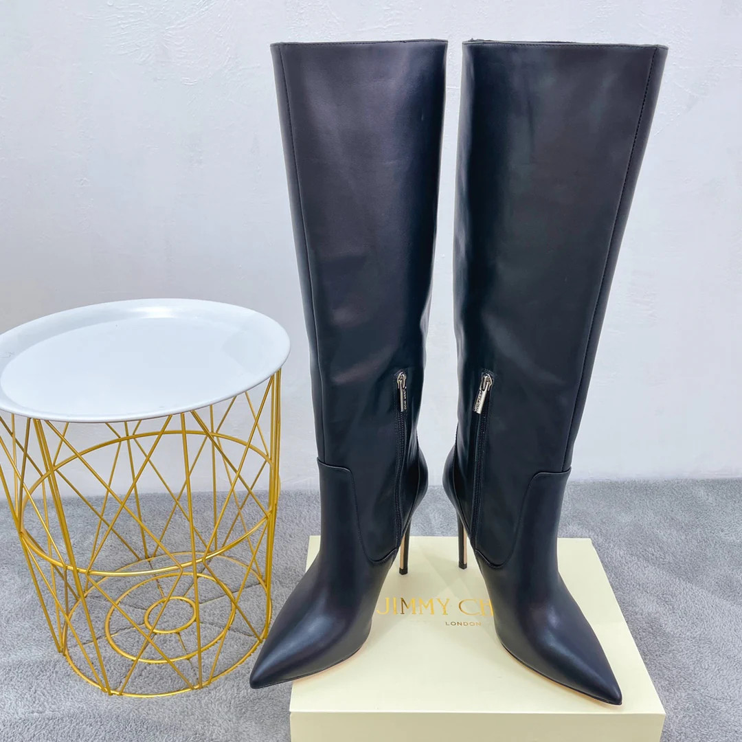 Новинка сезона осень/зима 2022 от Jimmy - Ботильоны на шпильке - Черные