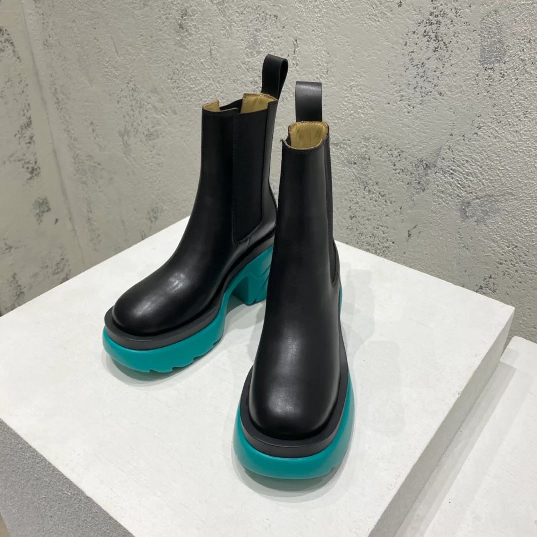 BV-22ss - Ботинки средней высоты на толстой подошве - Размеры 35-39-40-41 (Возможен индивидуальный пошив) - 3