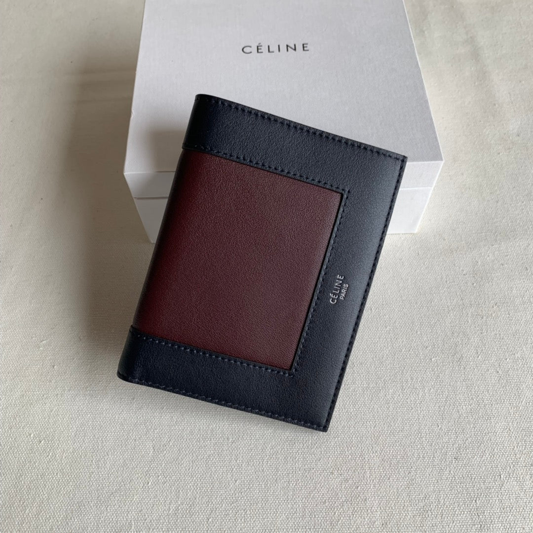 Celine - Средняя длина - Темно-синий и бордовый