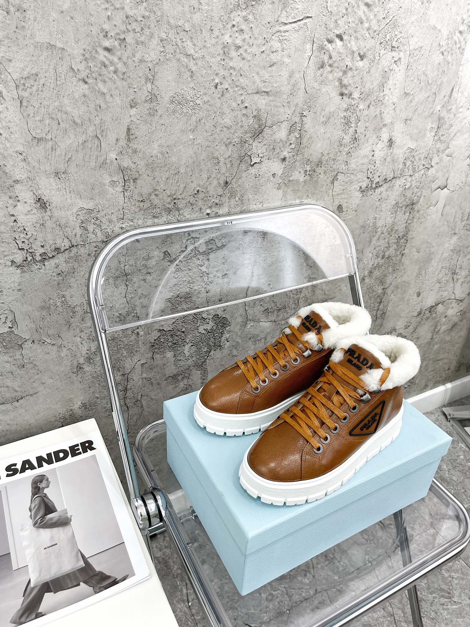 Обувь Prada - Prada - кожа - платформа - повседневная обувь