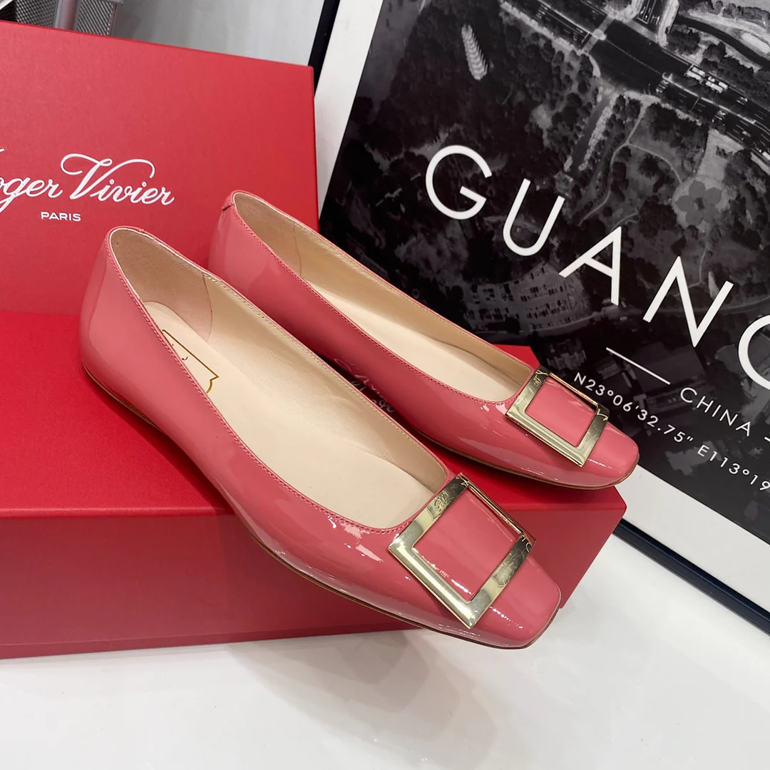 RV-Плоское дно, квадратный носок, цвет арбузно-красный