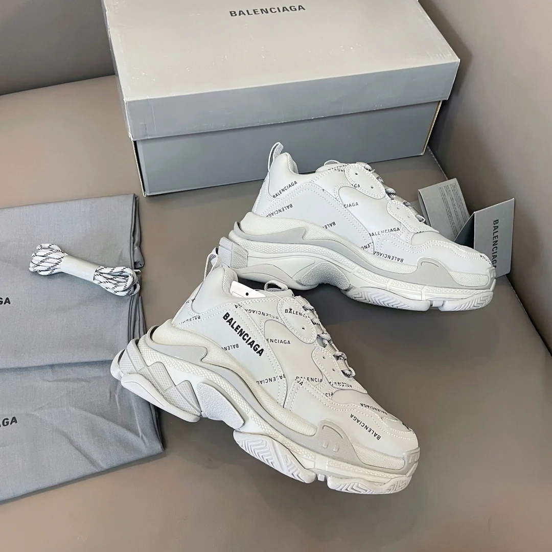 Кроссовки Balenciaga Triples Sporty Chunky Shoes - серые