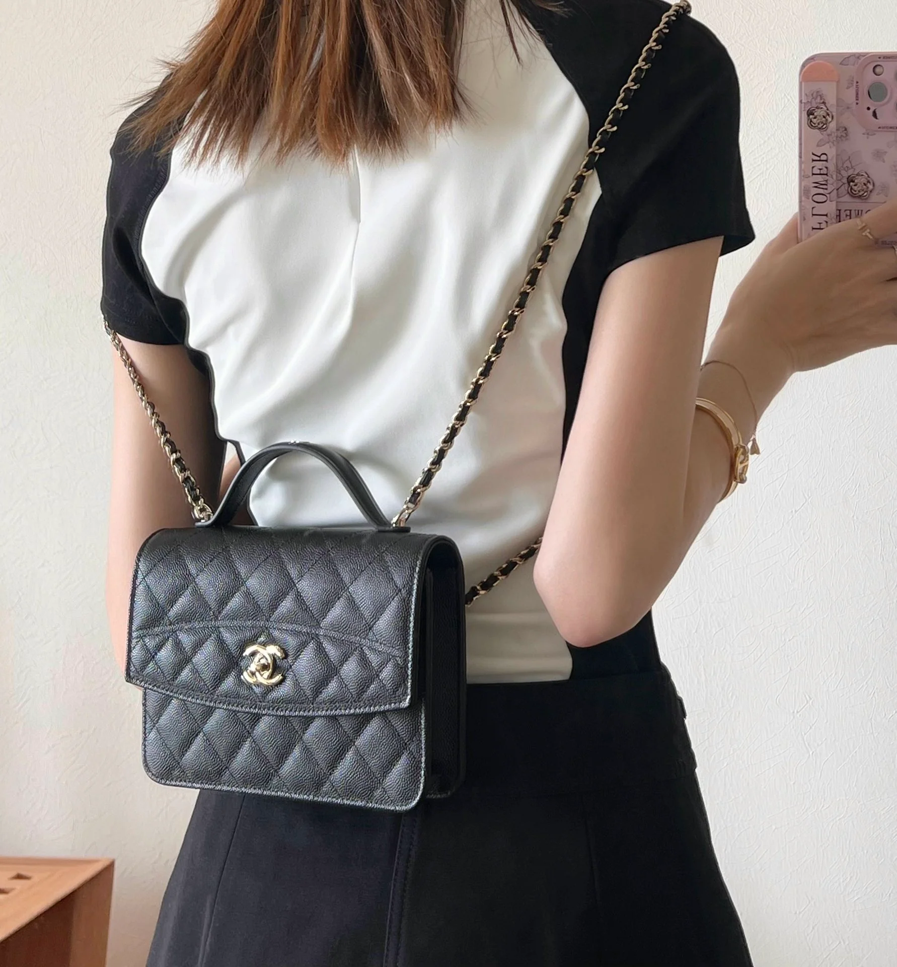 Рюкзак Chanel 25c Mailman - черный