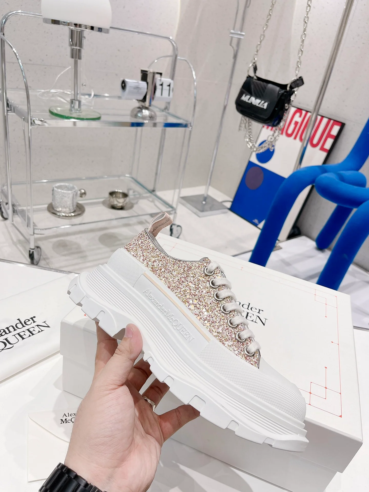 Кед на платформе McQueen - 5