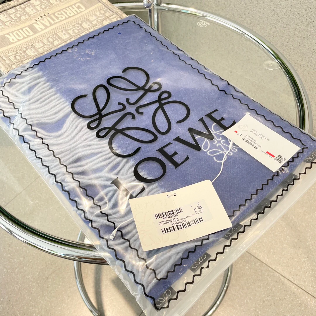 Двусторонний кашемировый шарф Lolwei - 32-180 см