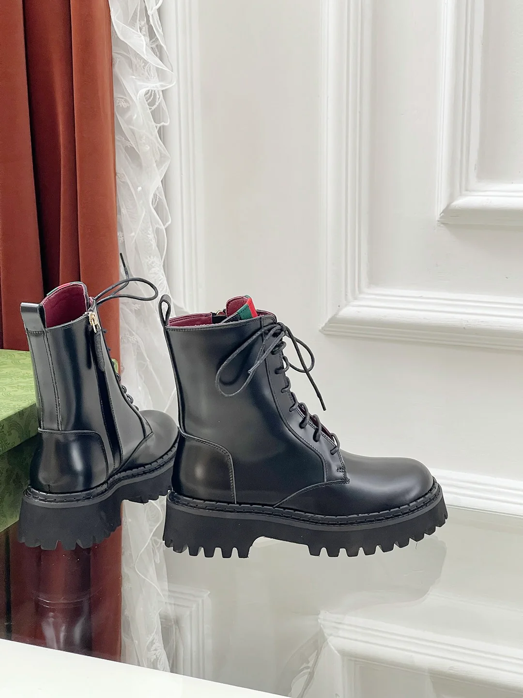 Ботинки Gucci Dr. Martens 2024 — черные