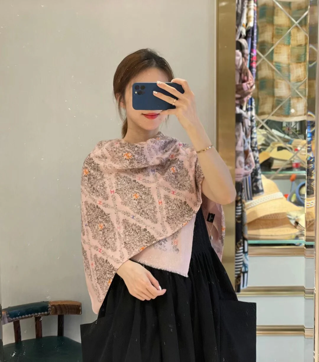 Кашемировый шарф Chanel - 110 см - 200 см - 1