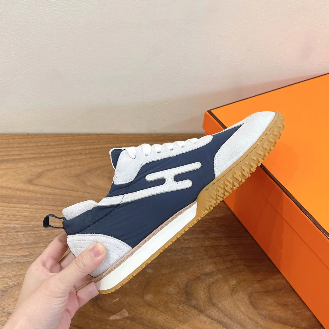 Повседневные туфли Hermes 2024 - синие