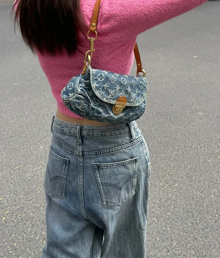 m95050-LV-mini-pretty-denim shoulder bag