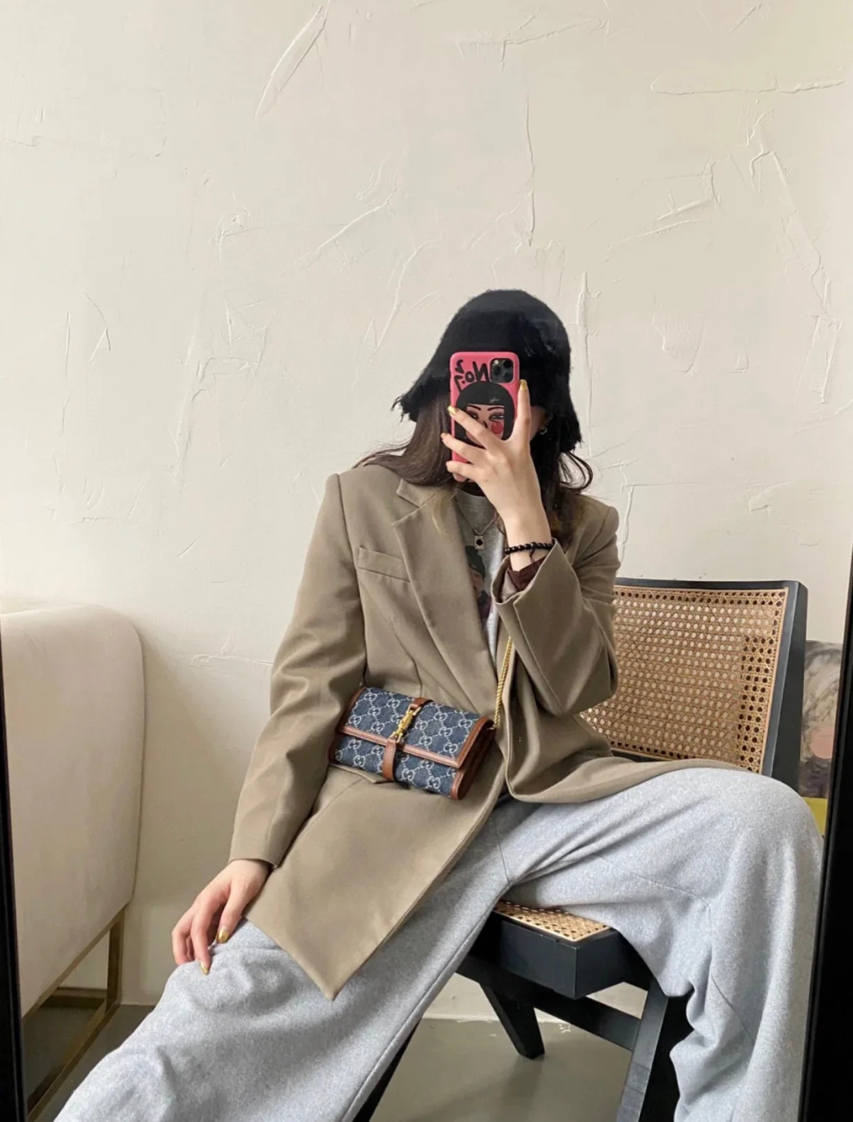 Сумка Gucci Jackie на цепочке - серия Denim