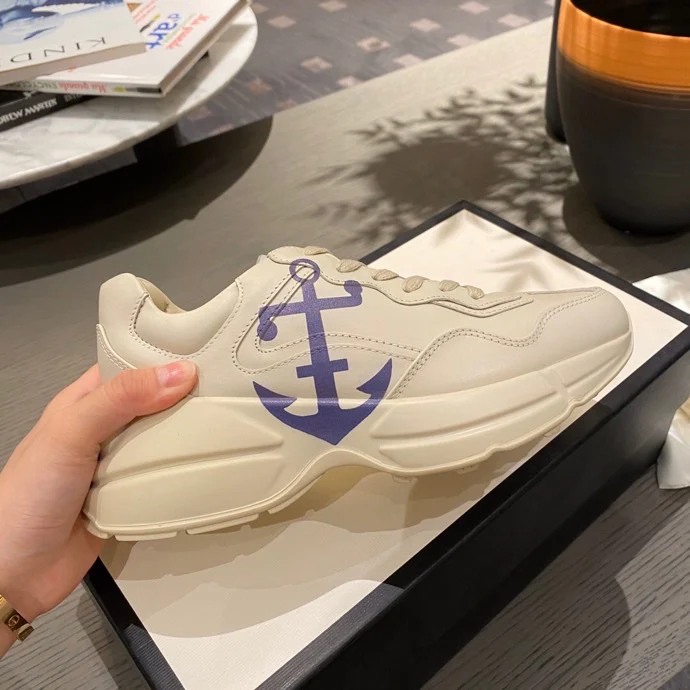 Массивные кроссовки Gucci - унисекс - 1