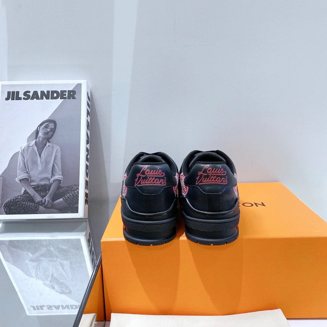 Обувь LV - кроссовки LV, стиль - парная модель - повседневная обувь - 1